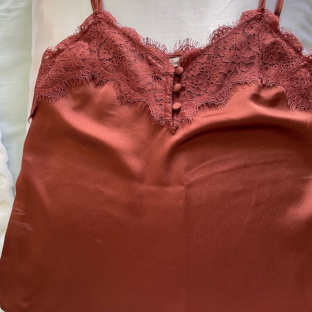 Abercrombie Satin Lace Camisole